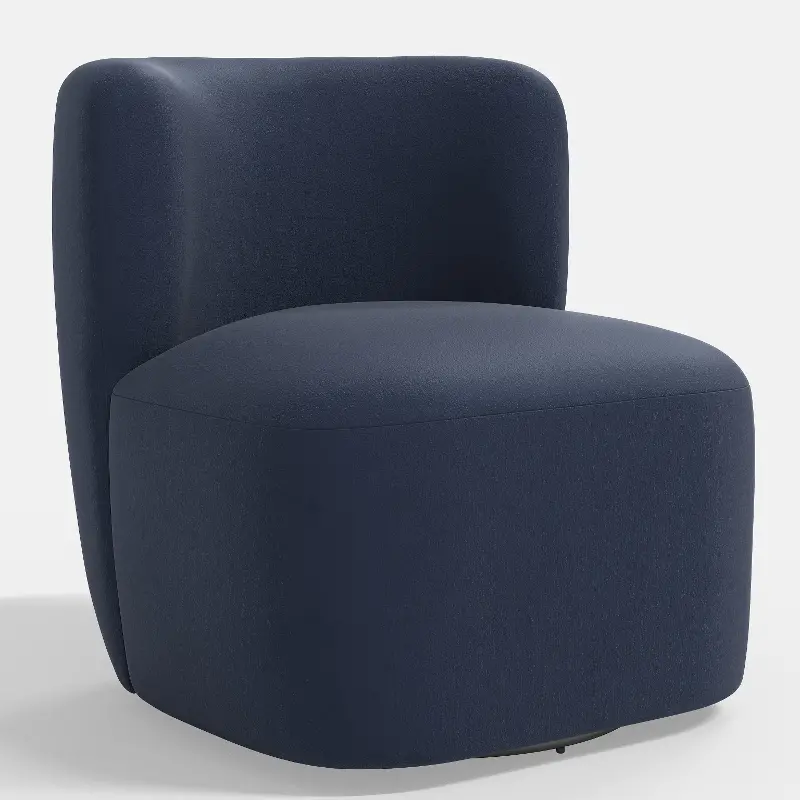 Neko Velvet Ink Swivel Chair