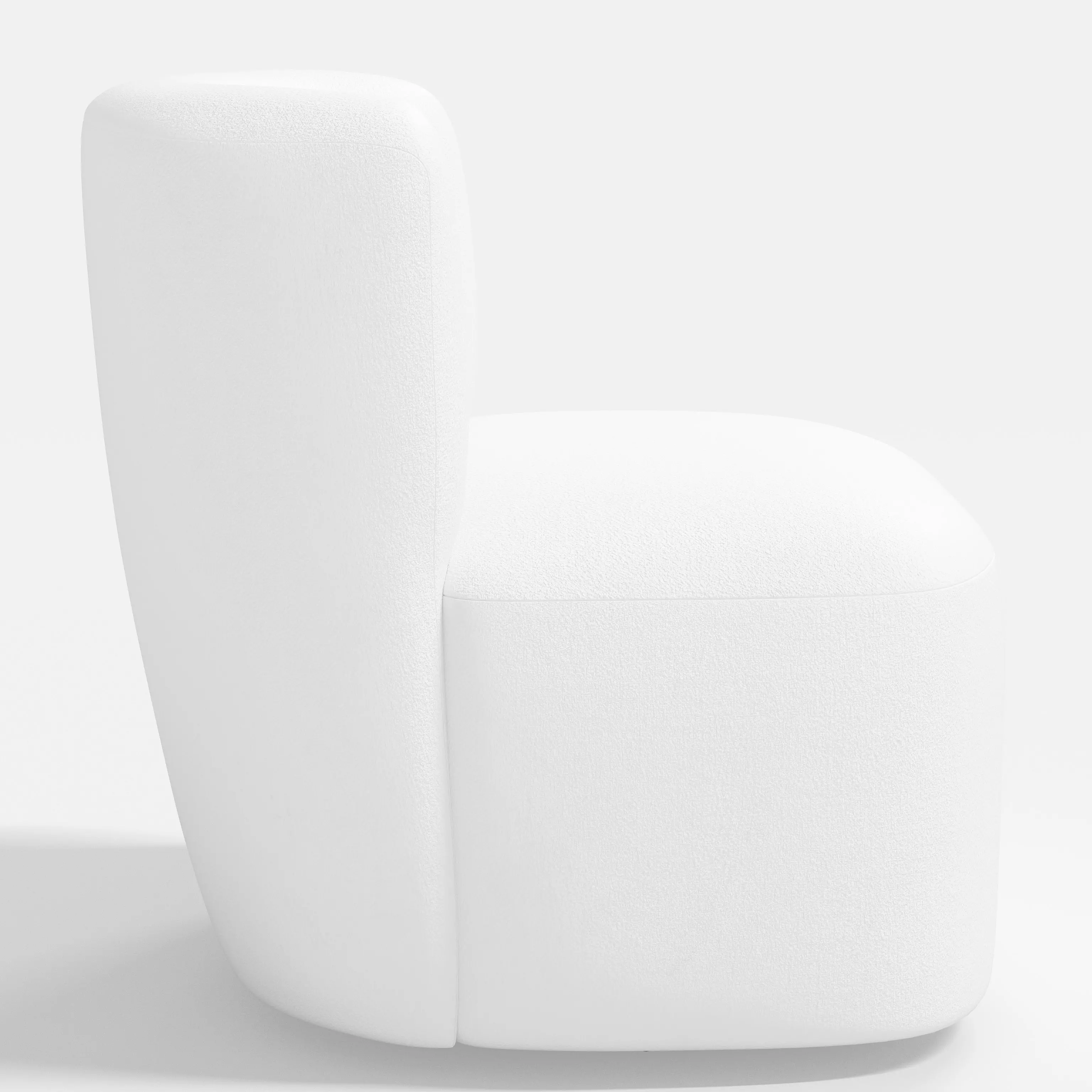 20-10VLVWHT Neko Velvet White Swivel Chair-2