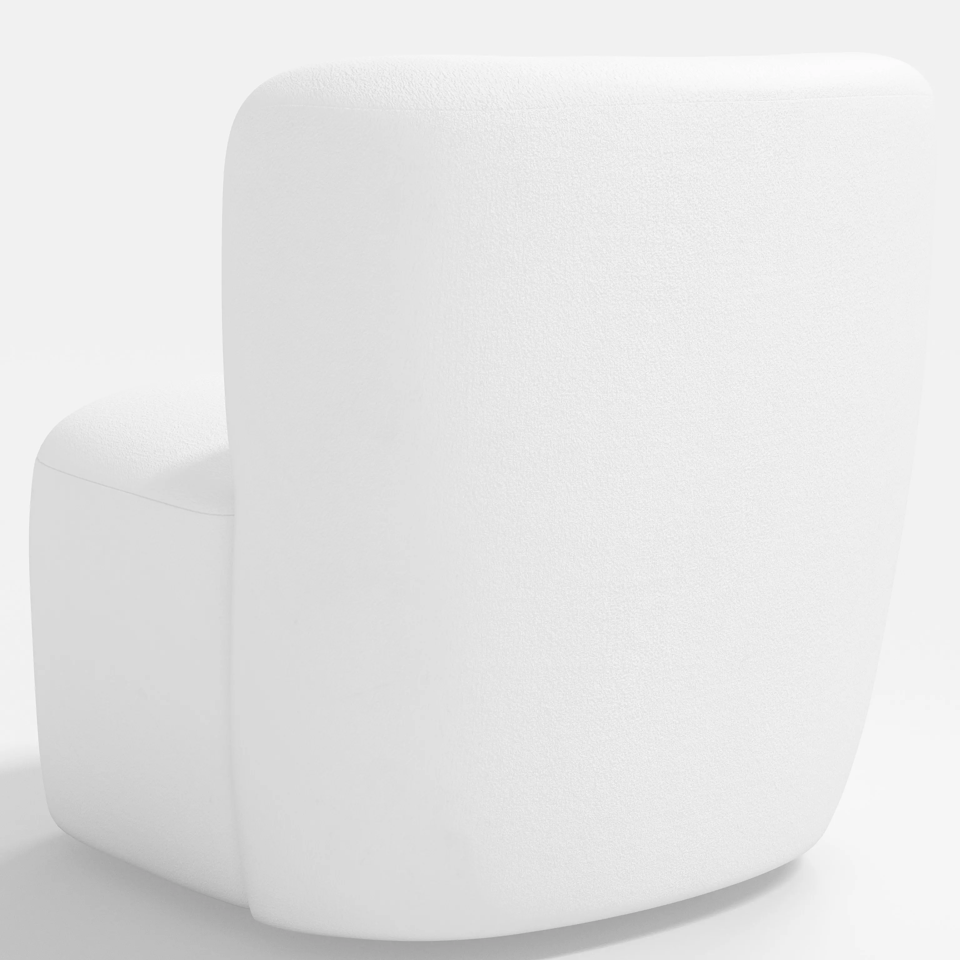 20-10VLVWHT Neko Velvet White Swivel Chair-3