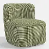 20-10HNDAVC Neko Houndstooth Avocado Swivel Chair