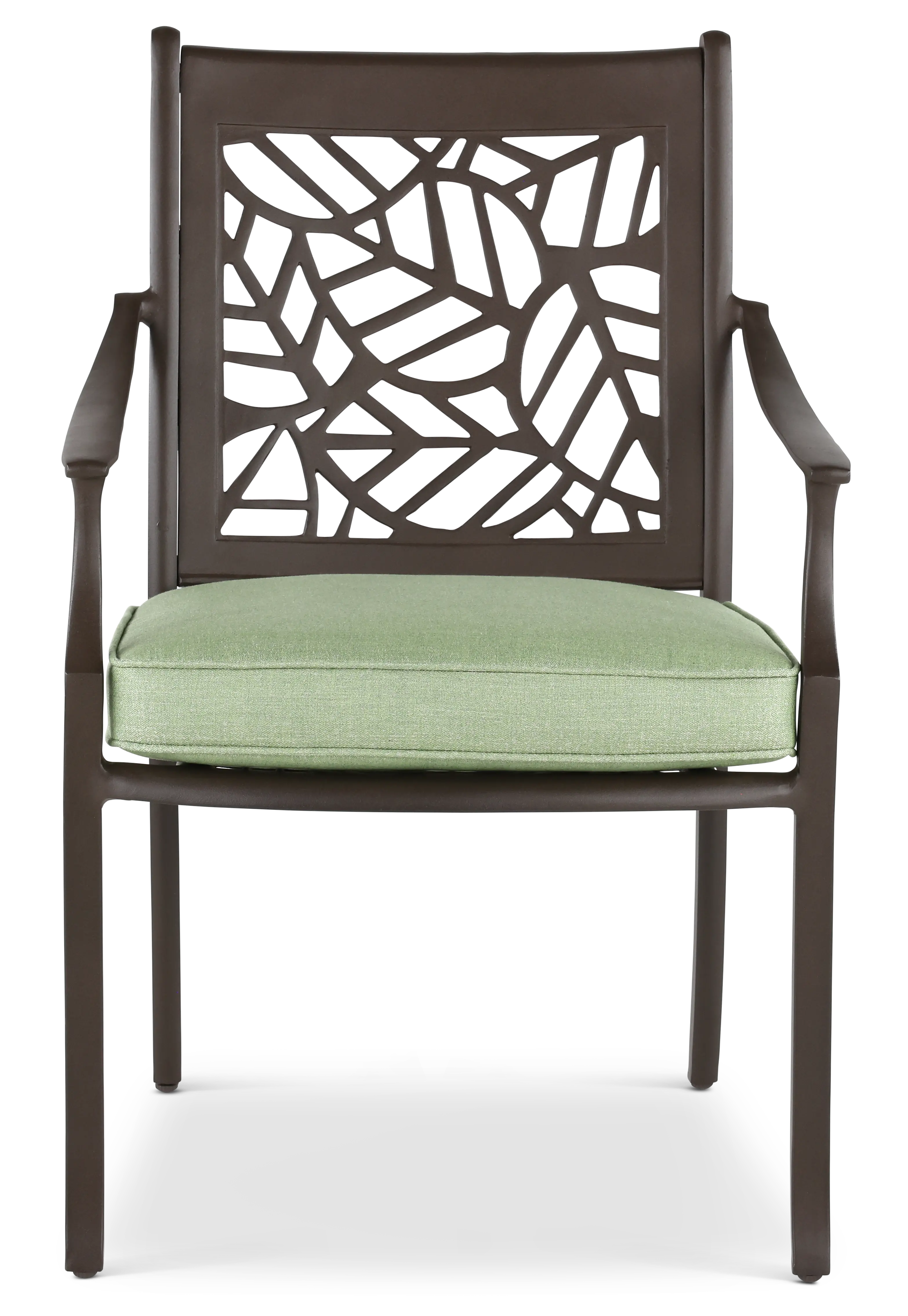 AAM01200P04 Thurston Gray and Green Patio Dining Chair-1
