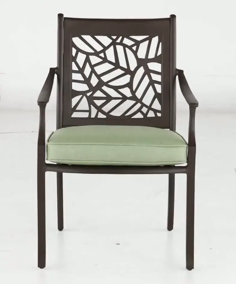 AAM01200P04 Thurston Gray and Green Patio Dining Chair-10