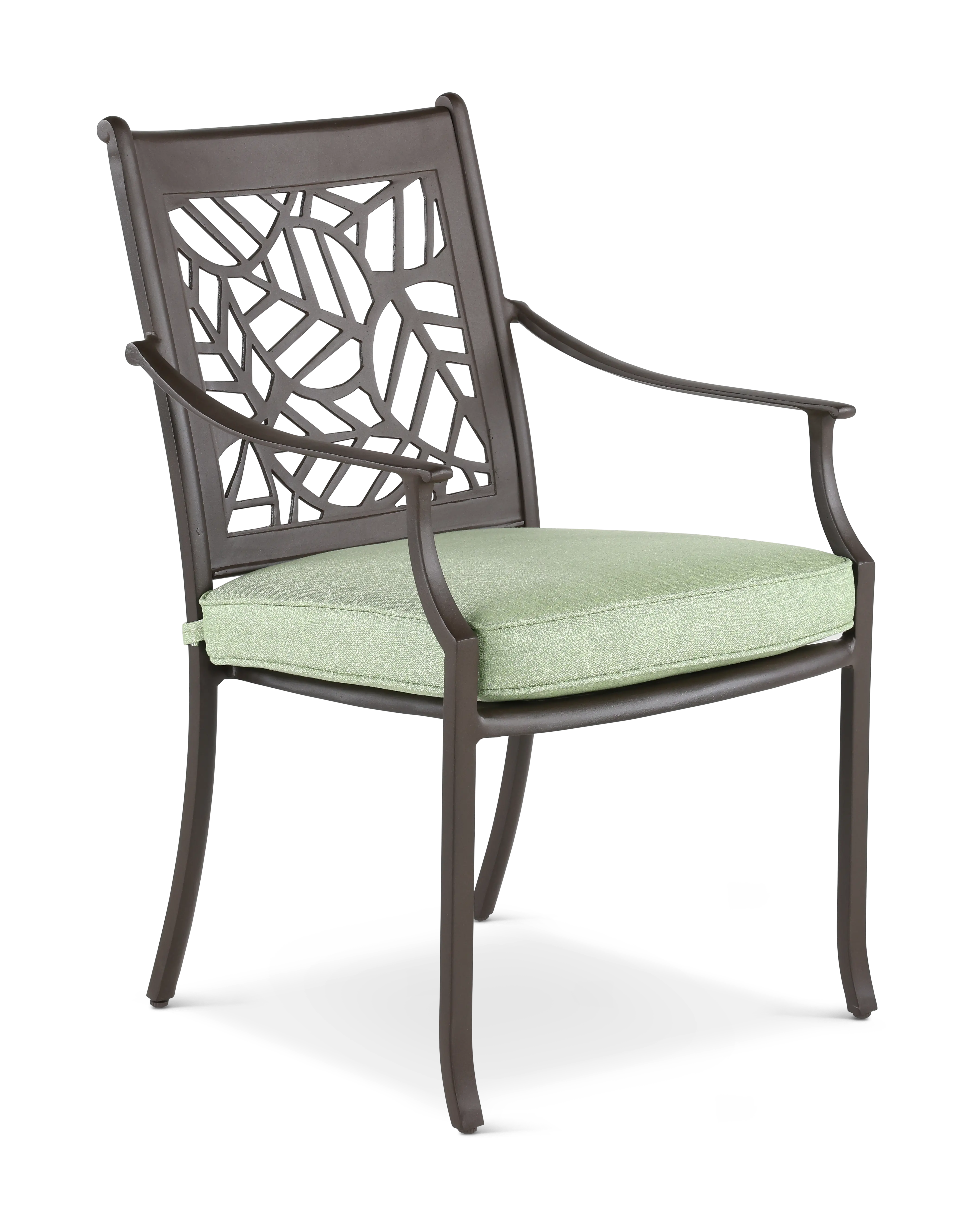 AAM01200P04 Thurston Gray and Green Patio Dining Chair-4