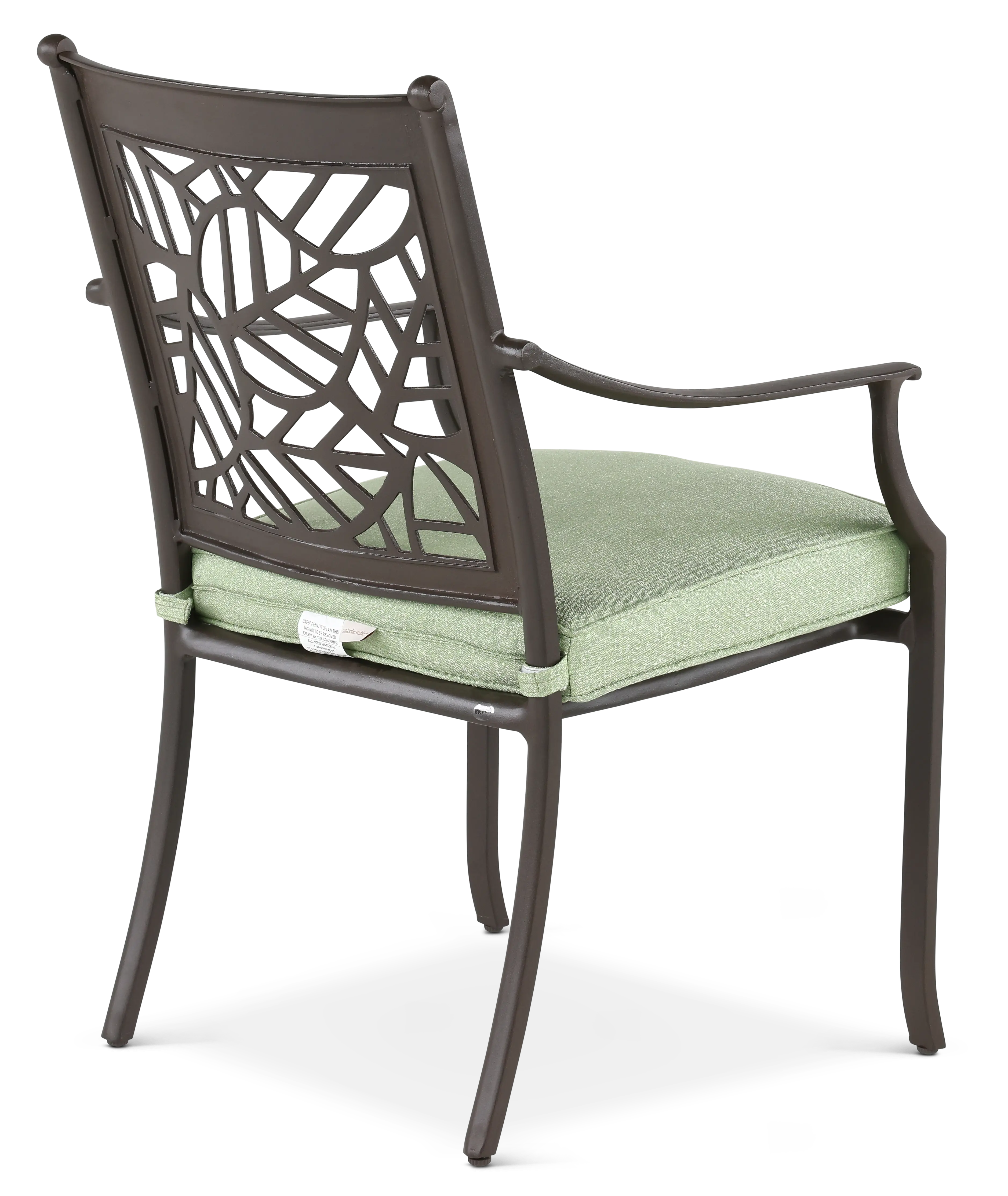 AAM01200P04 Thurston Gray and Green Patio Dining Chair-7