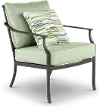 AAR01000P02 Thurston Gray and Green Patio Club Chair
