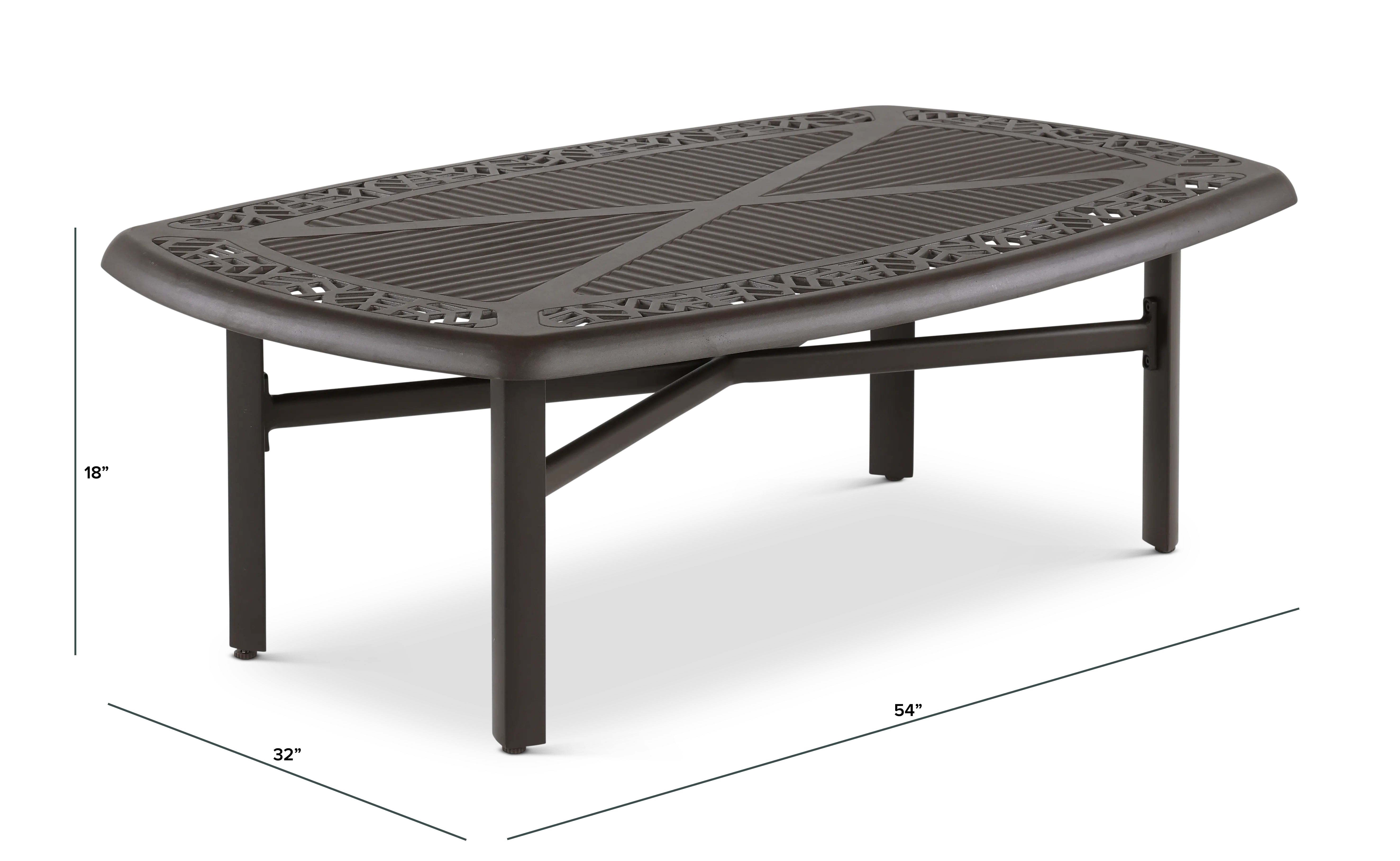 AKR09415P01 Thurston Gray Patio Coffee Table-3