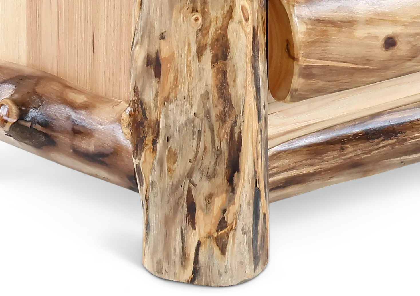 Aspen Natural Log Nightstand-8