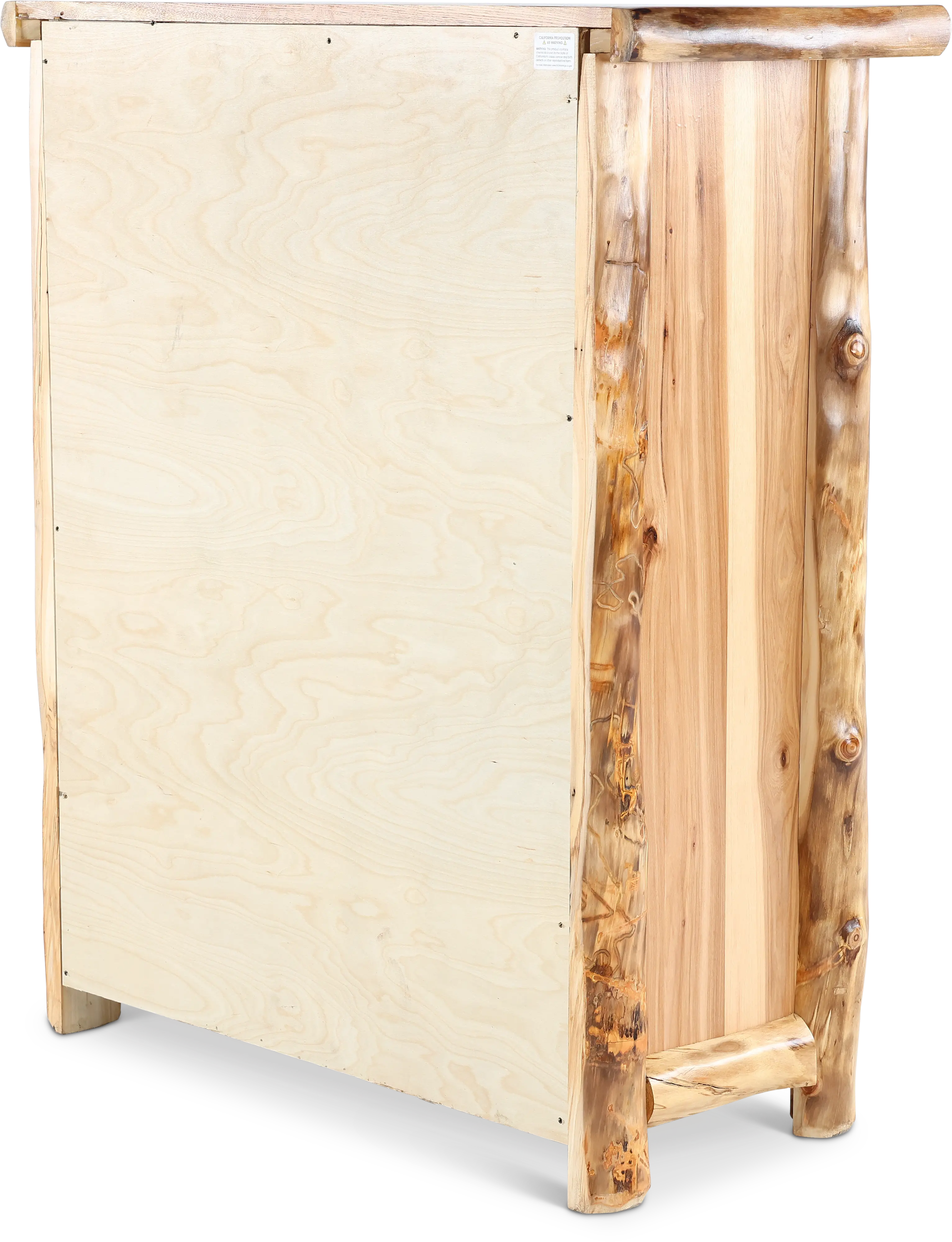 Aspen Natural Log Chest of Drawers-6