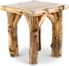 Aspen Natural Log End Table