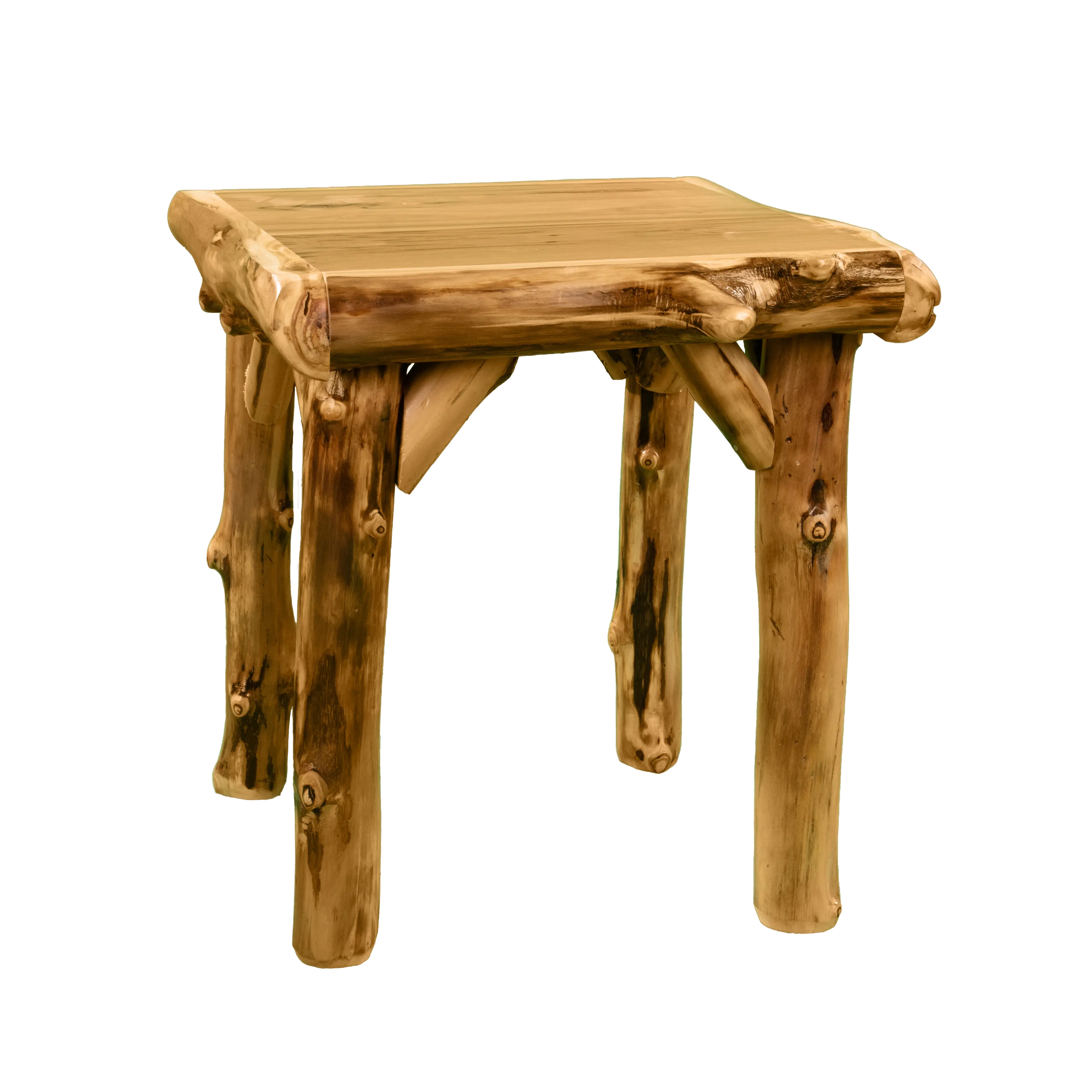 Aspen Natural Log End Table-4