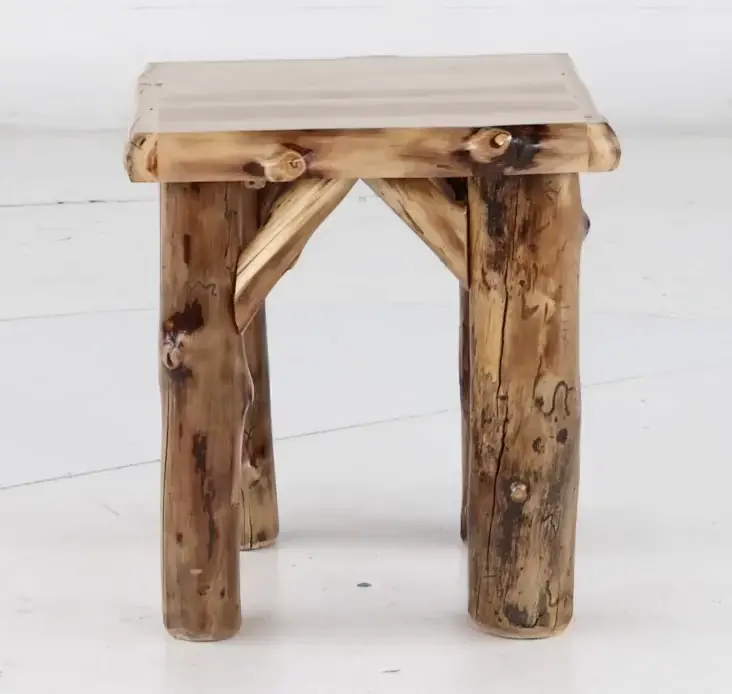 Aspen Natural Log End Table-6