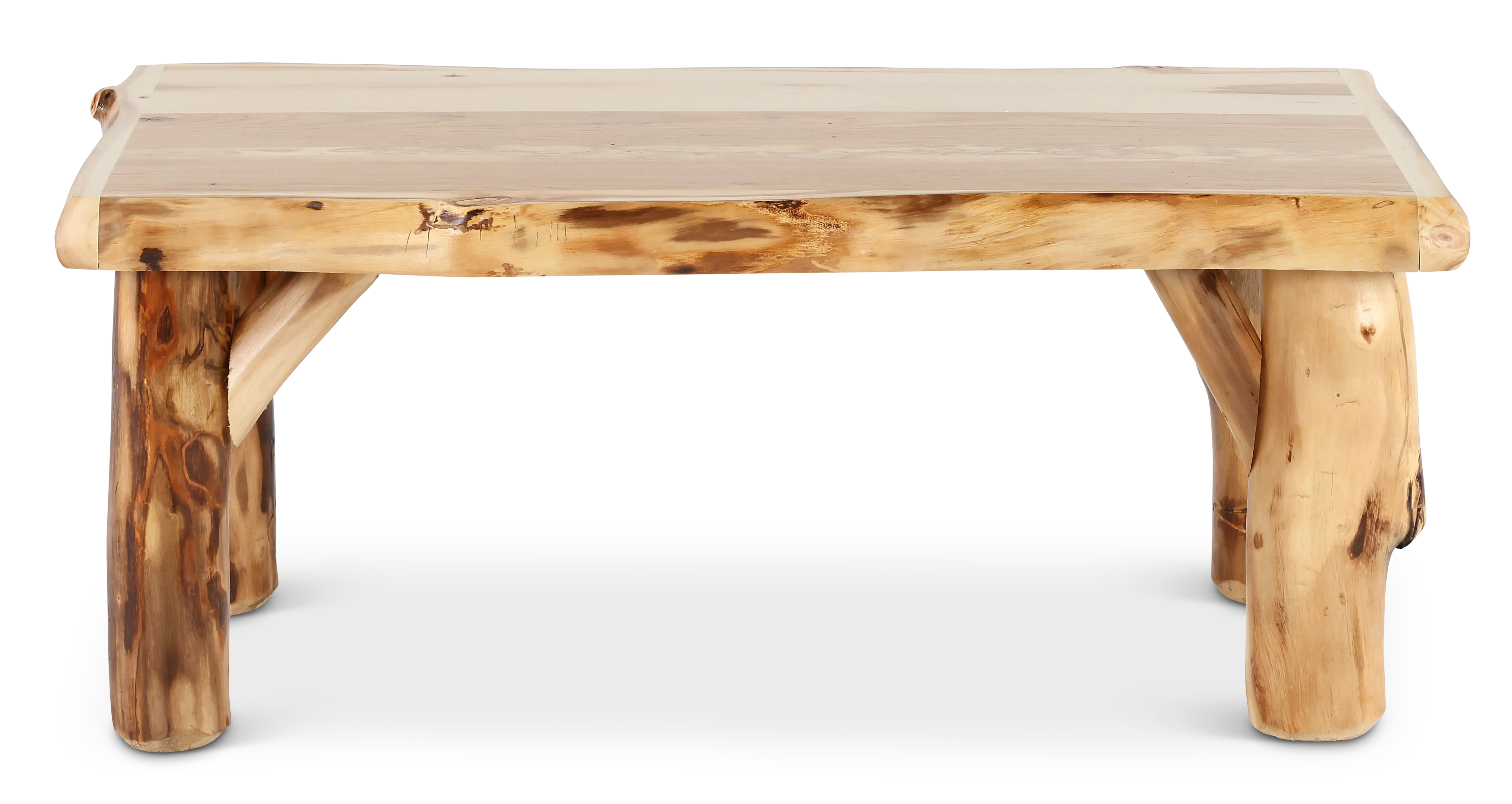 Aspen Natural Log Coffee Table-4