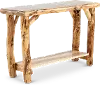 Aspen Natural Log Sofa Table