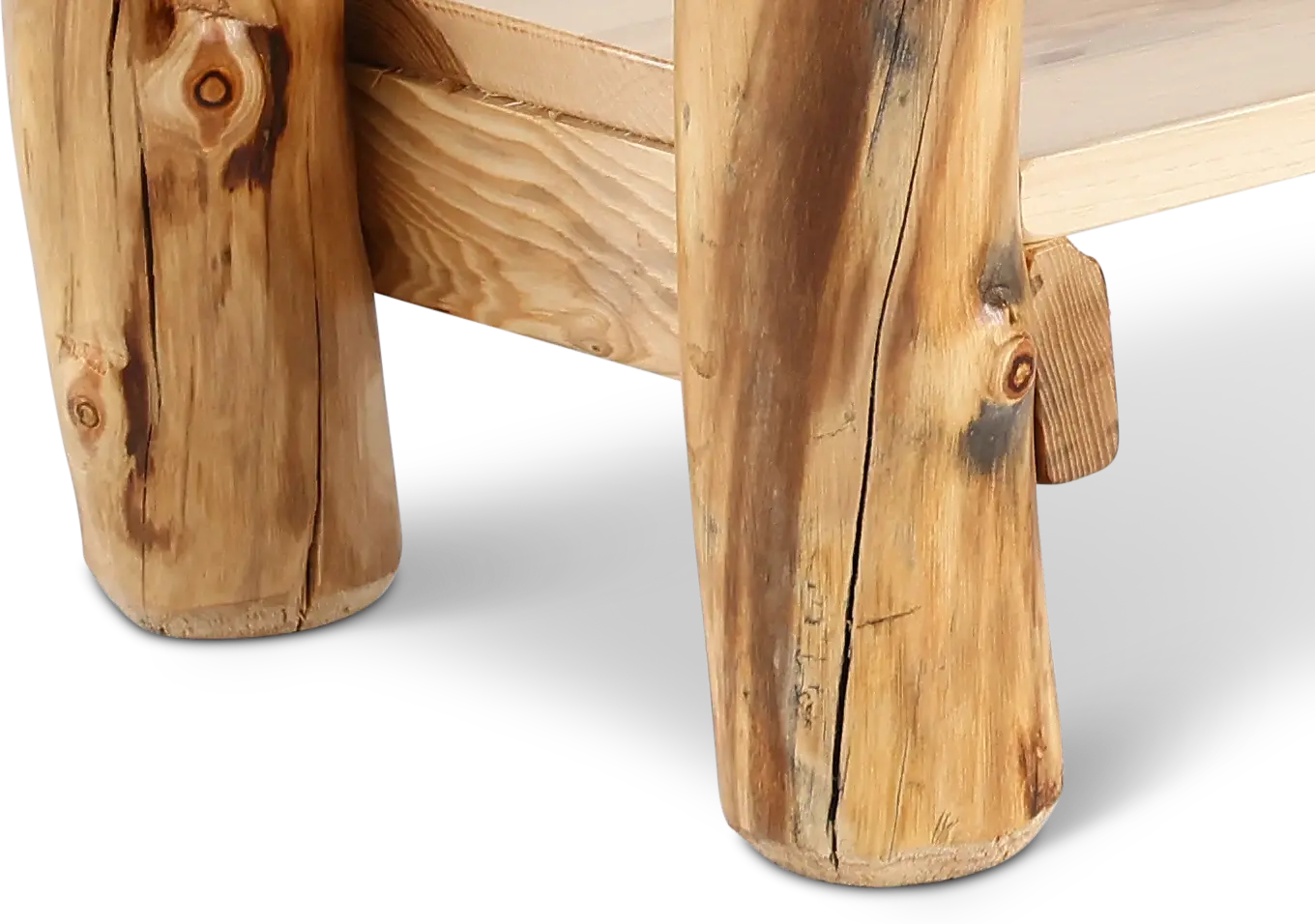 Aspen Natural Log Sofa Table-6