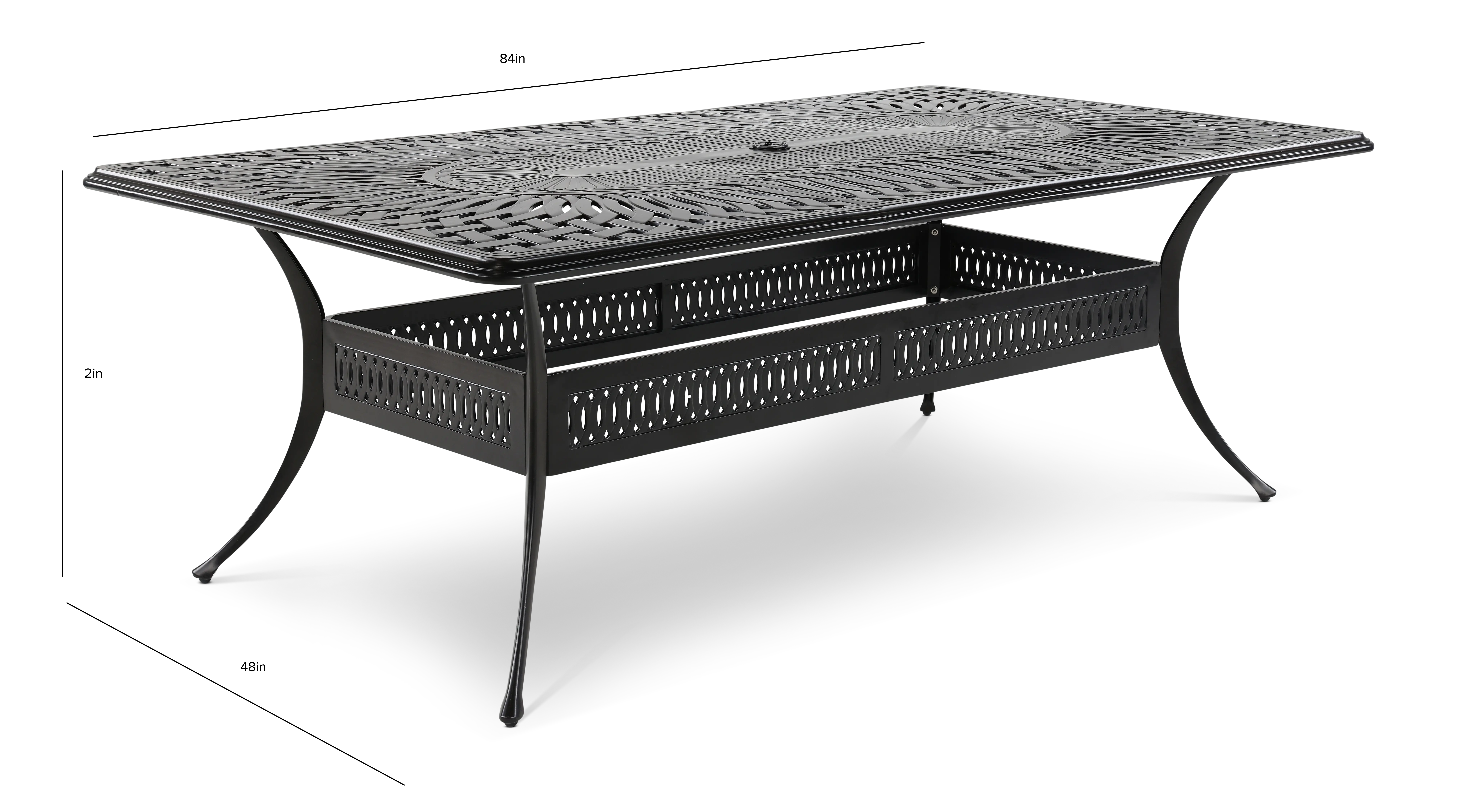 Montreal Brown Patio Table-3