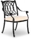 Montreal Beige Patio Dining Armchair