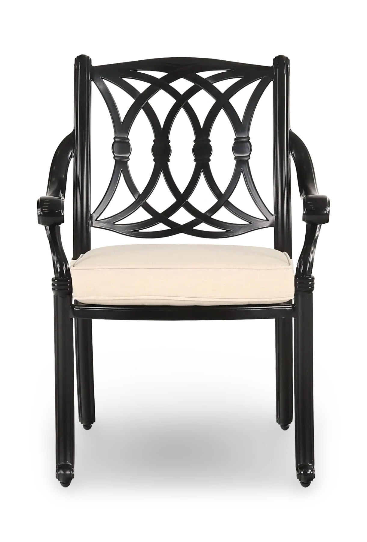 Montreal Beige Patio Dining Armchair-4