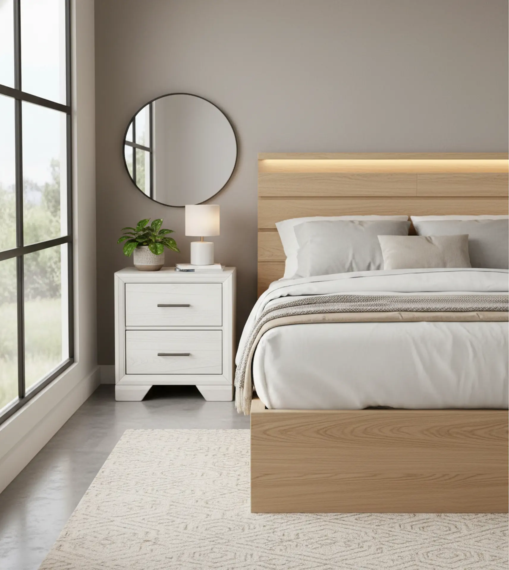 Jace White Nightstand-2