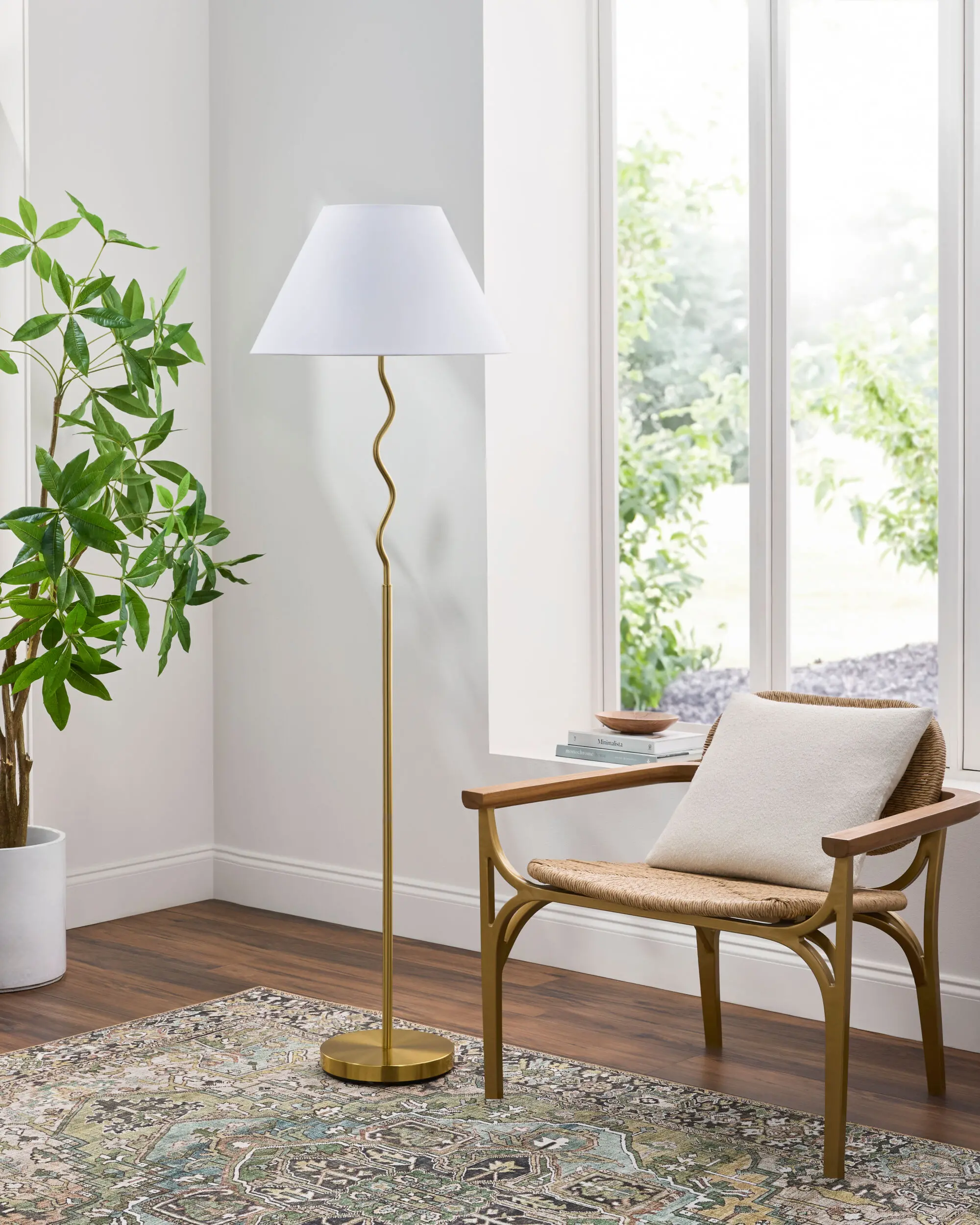 MED-001 Meander Wavy Accent Floor Lamp-1