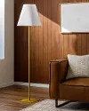 PIU-002 Pique Brass Accent Floor Lamp