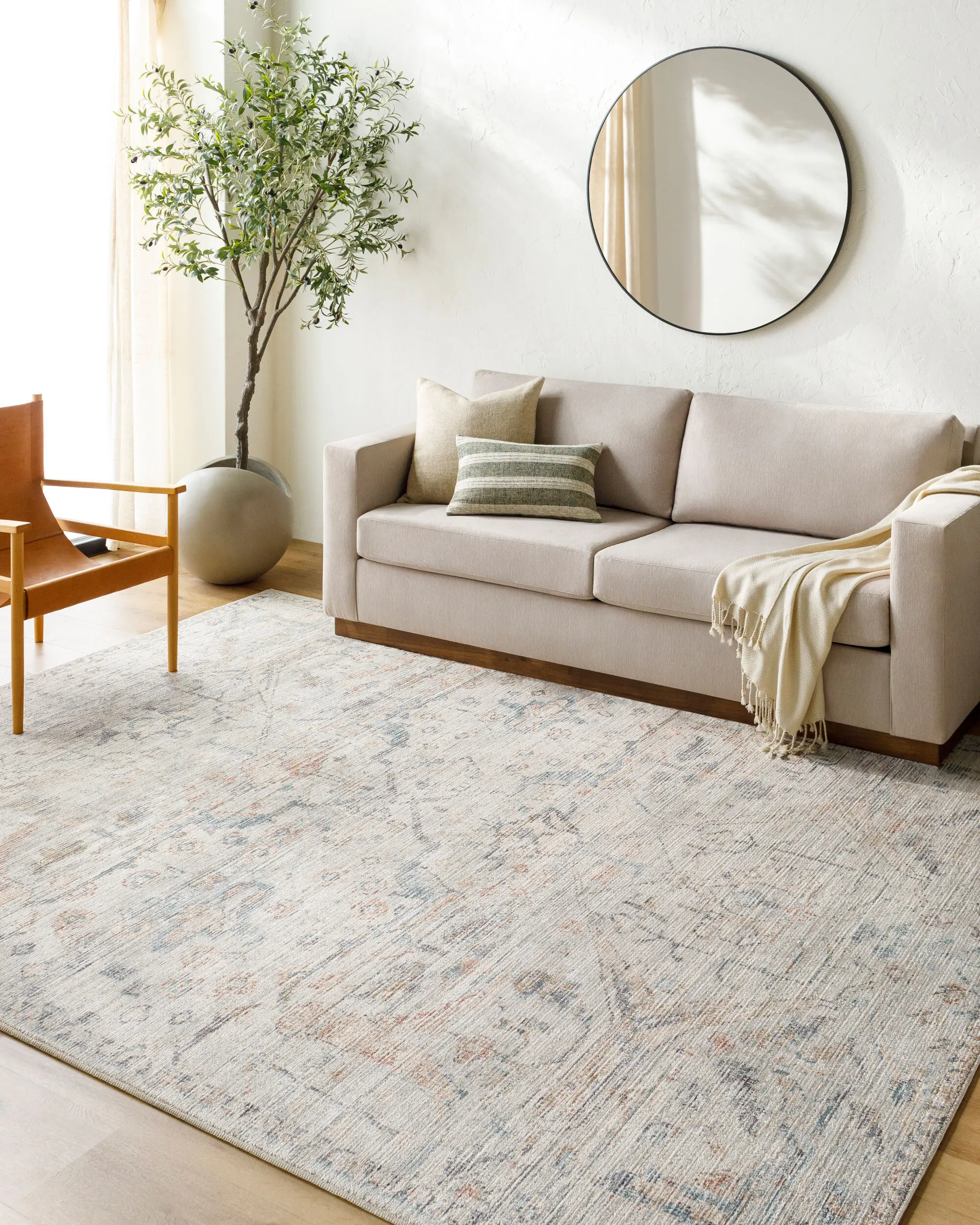 BOMN2309-71010 Marlene 8 x 10 Cream and Blue Rug-3