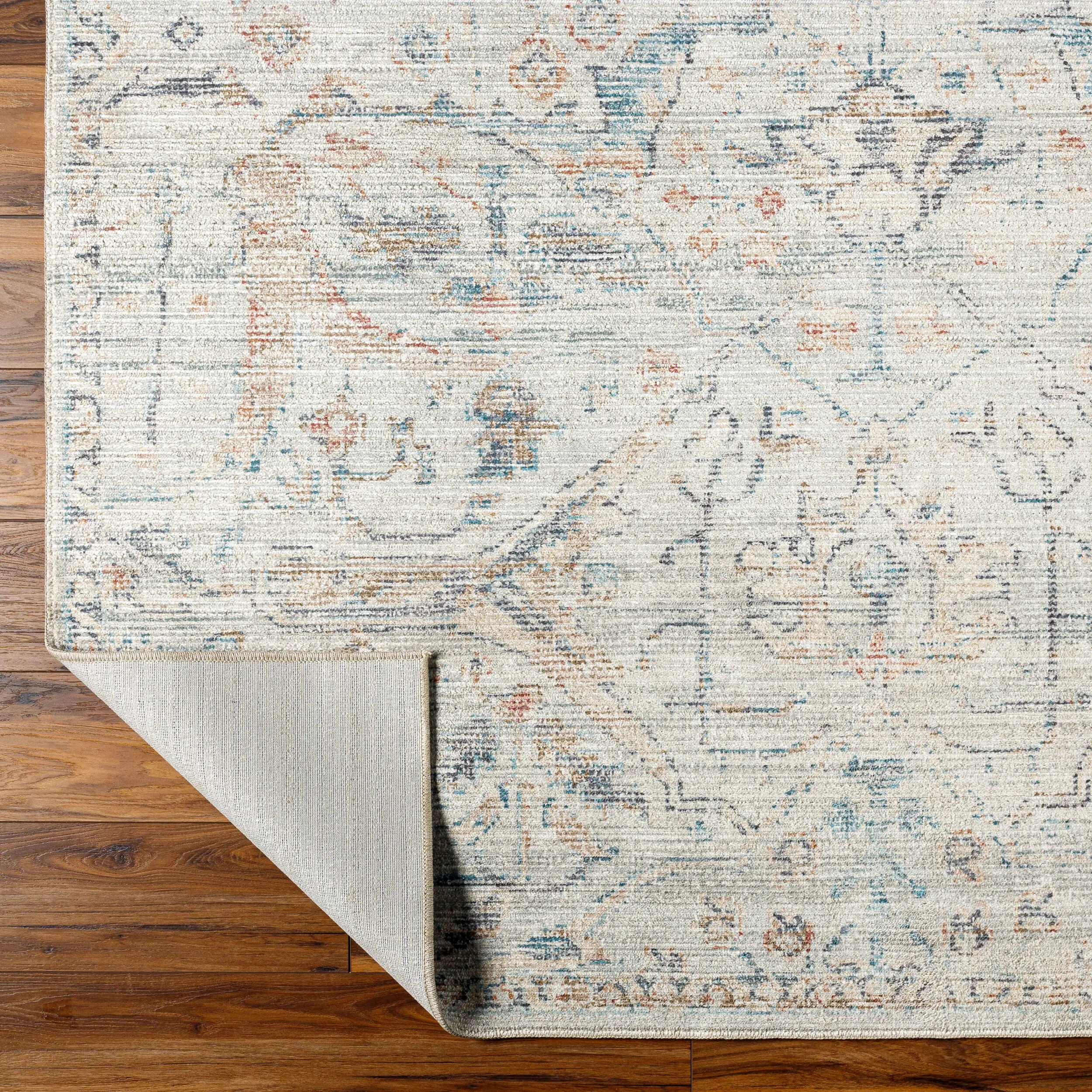 BOMN2309-71010 Marlene 8 x 10 Cream and Blue Rug-6