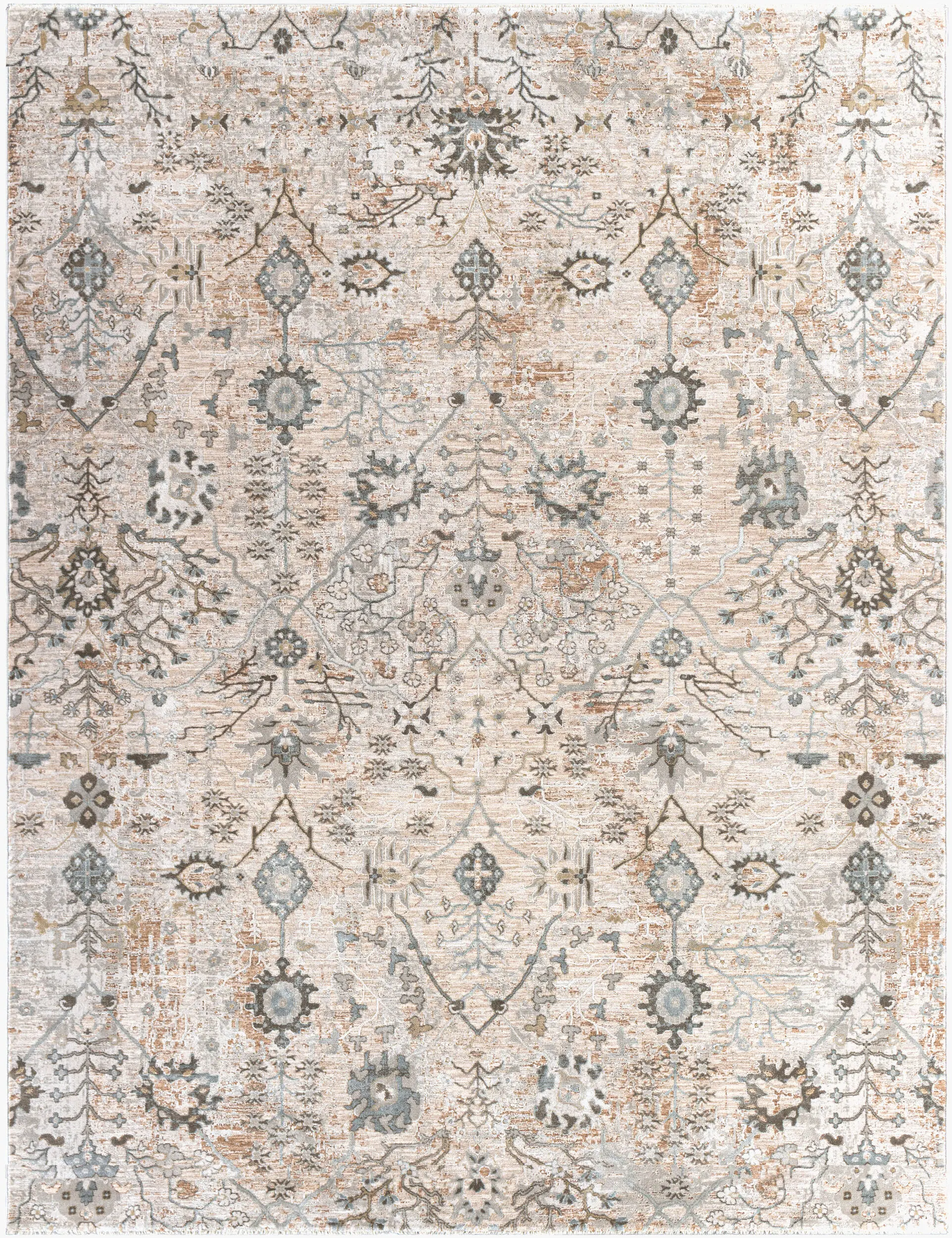 BWK2311-575 Brunswick 5 x 8 Taupe Rug-1
