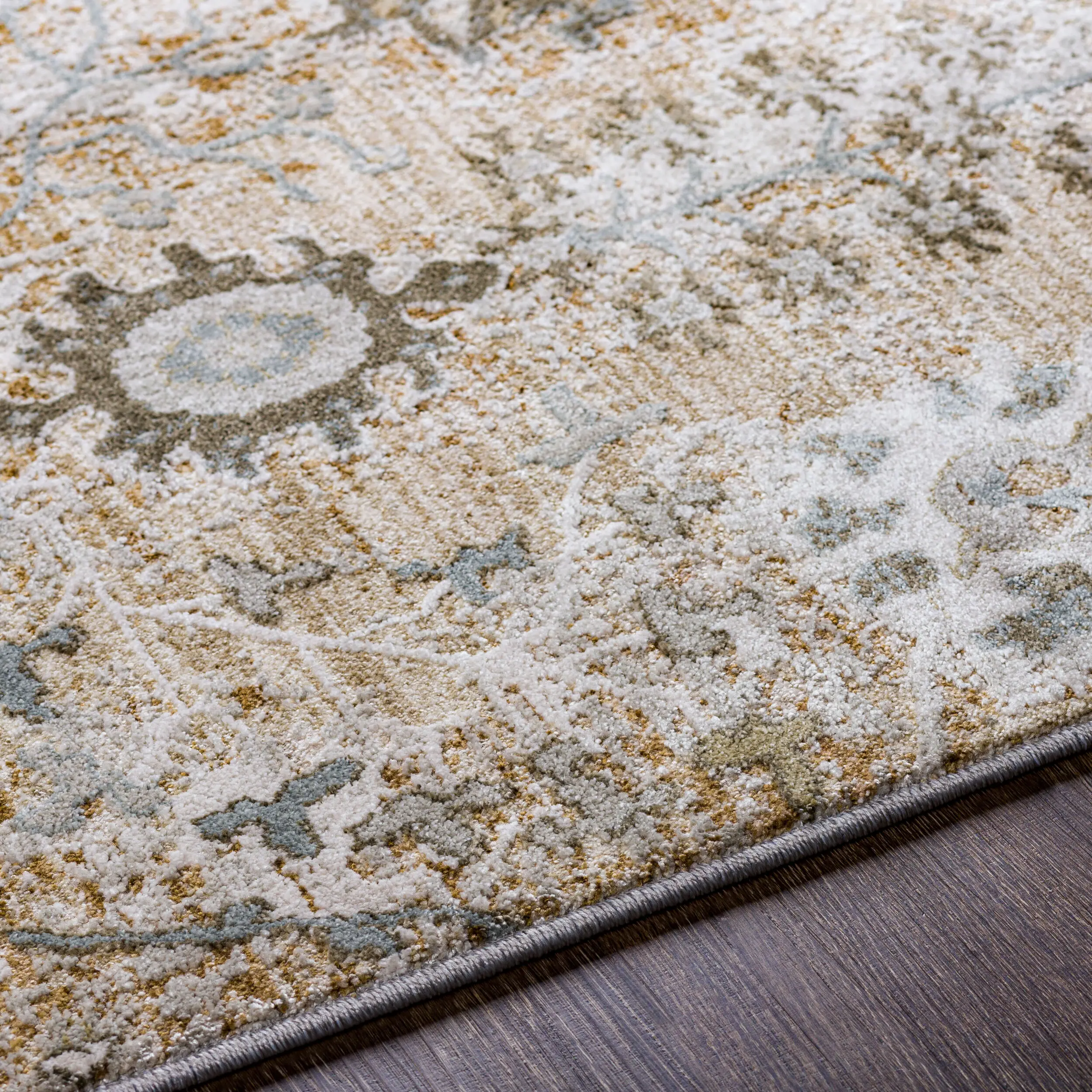 BWK2311-575 Brunswick 5 x 8 Taupe Rug-6