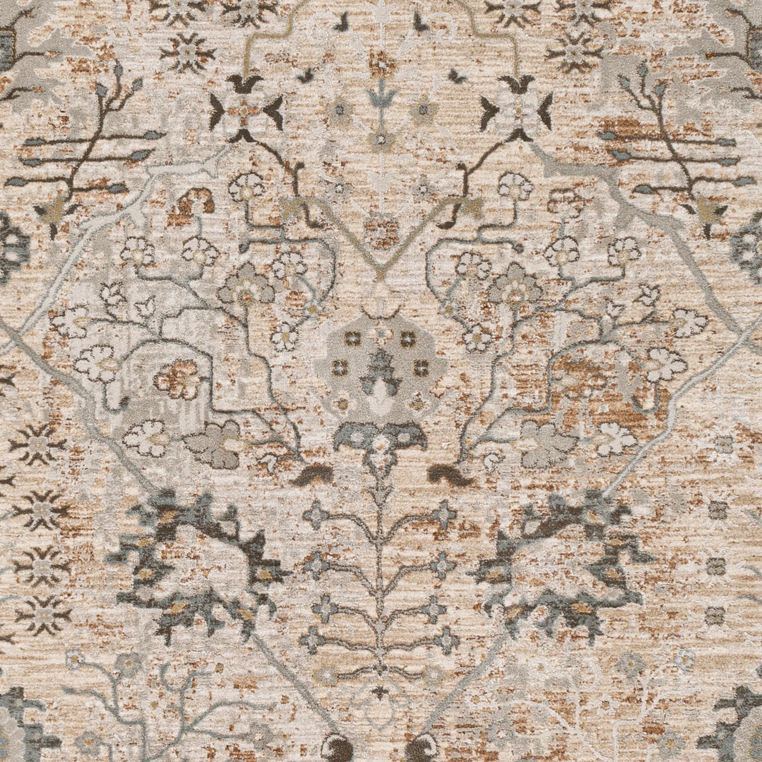 BWK2311-575 Brunswick 5 x 8 Taupe Rug-7