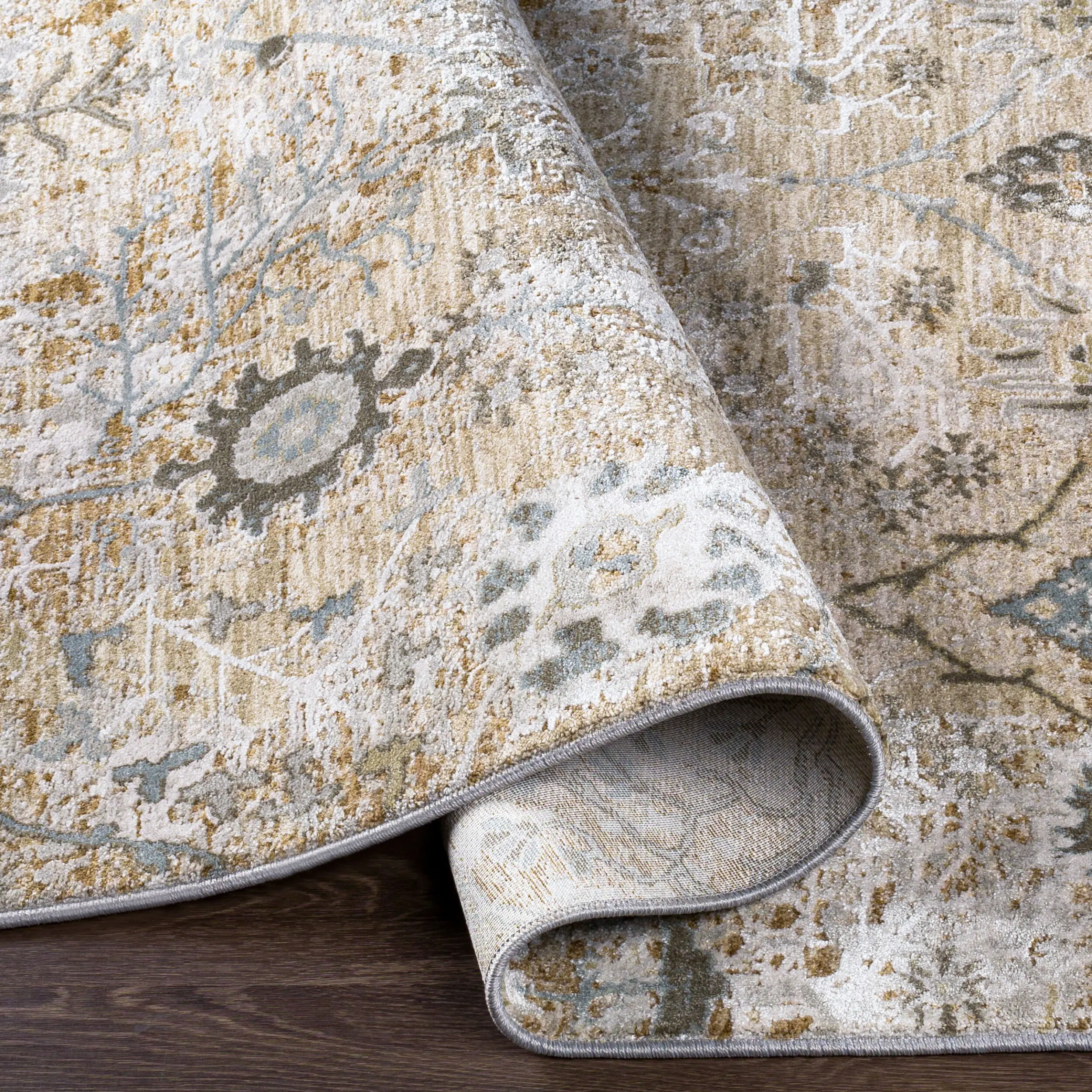 BWK2311-710103 Brunswick 8 x 10 Taupe Rug-5