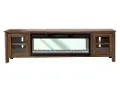 Olympia Brown 93 Fireplace TV Stand