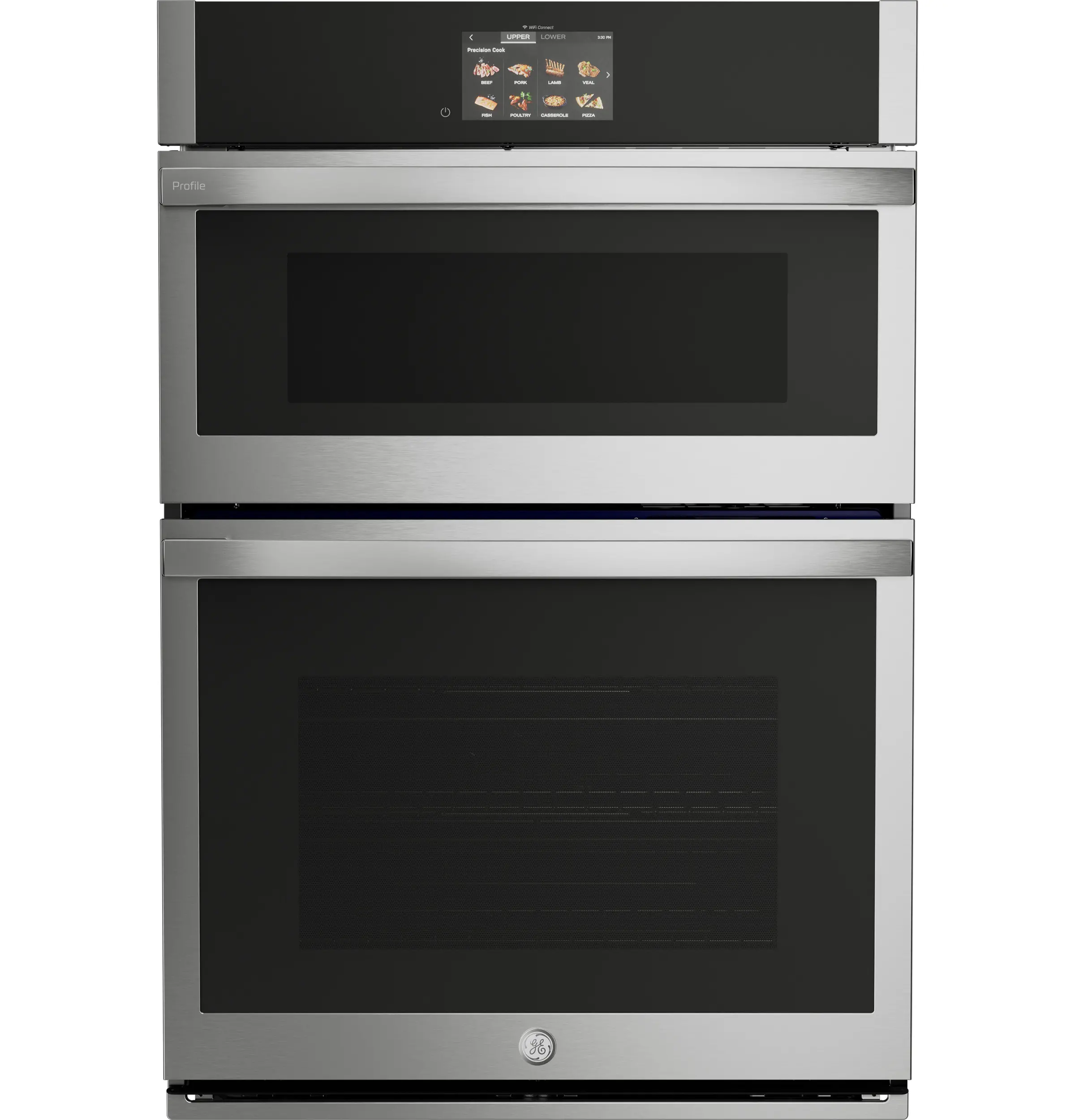 PT9900SWSS GE Profile 6.4 Cu Ft Combination Wall Oven - Stainless Steel-1