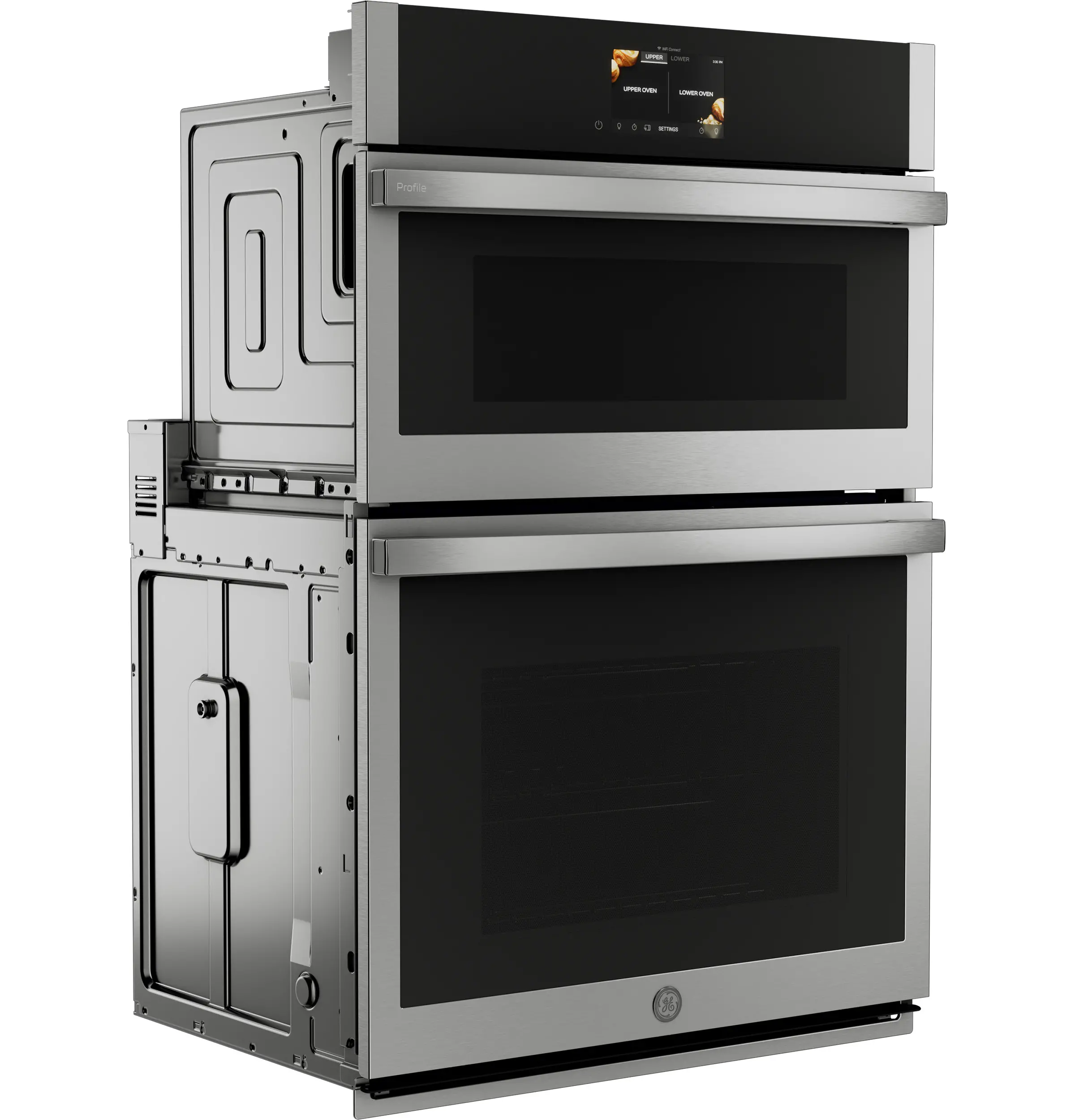 PT9900SWSS GE Profile 6.4 Cu Ft Combination Wall Oven - Stainless Steel-6