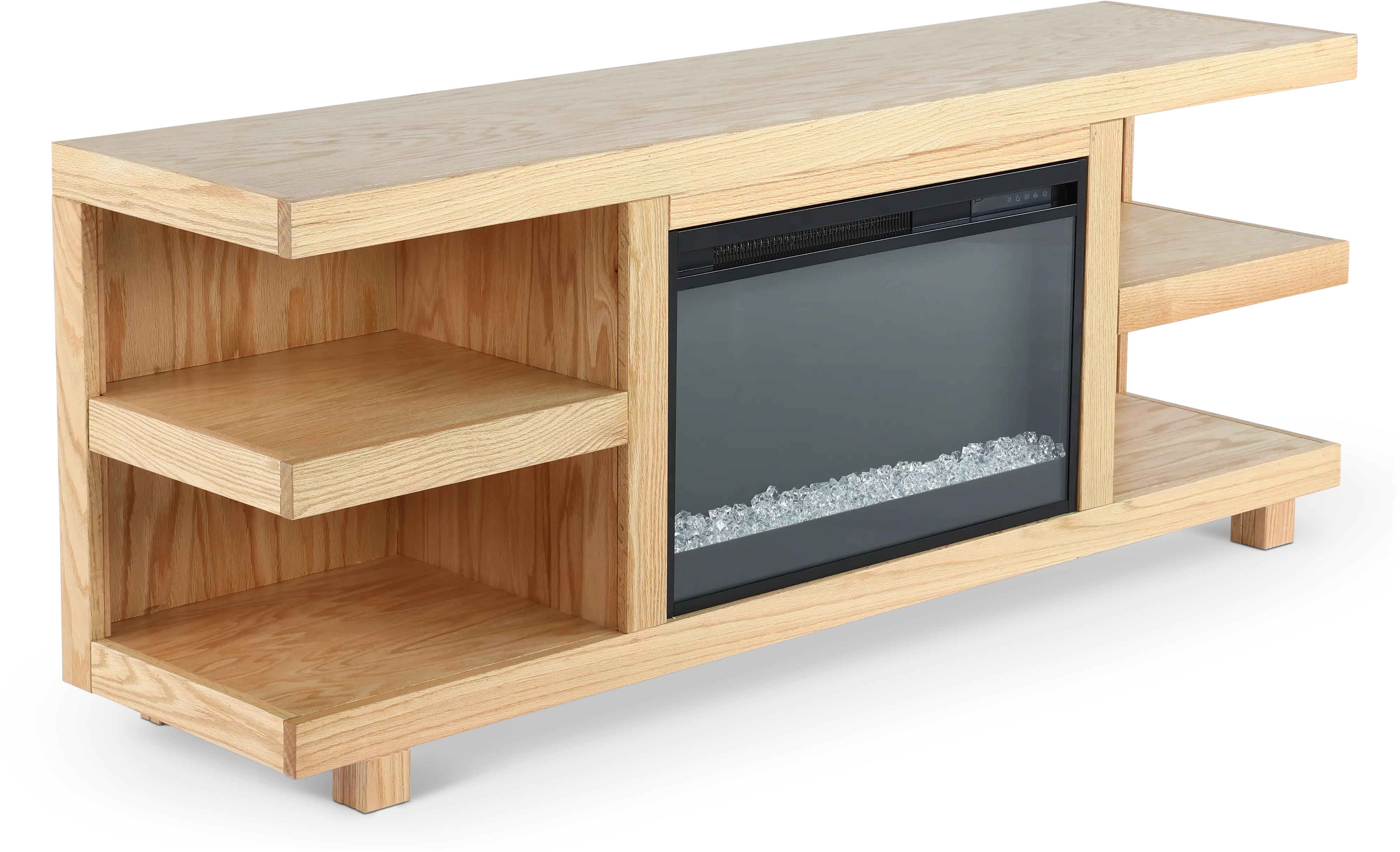 Laurel Canyon Natural 65 Fireplace TV Stand-2