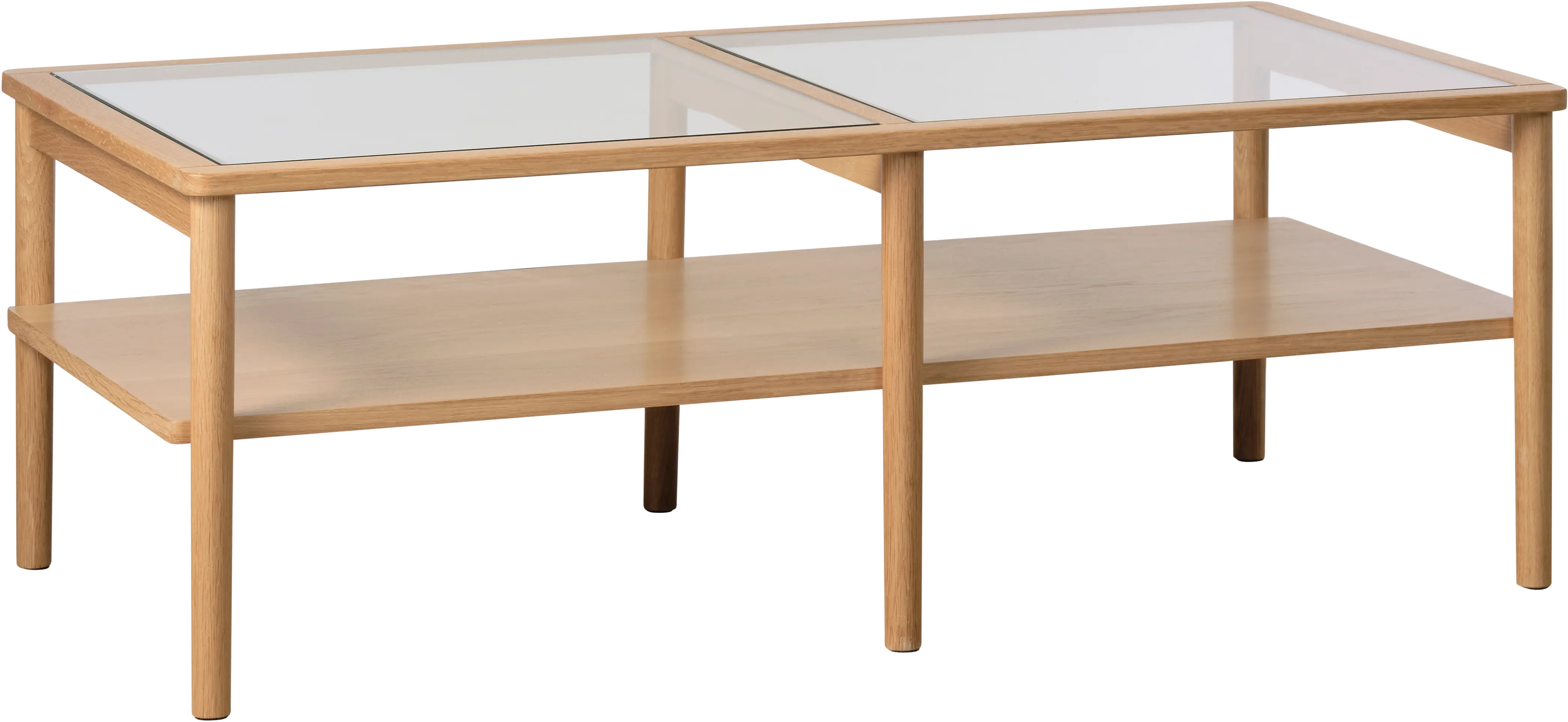 Elsa Natural Oak and Glass Coffee Table-3