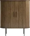 Nola Brown Oak Accent Table