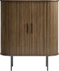 Nola Brown Oak Accent Table