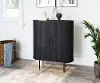 Nola Black Oak Accent Table