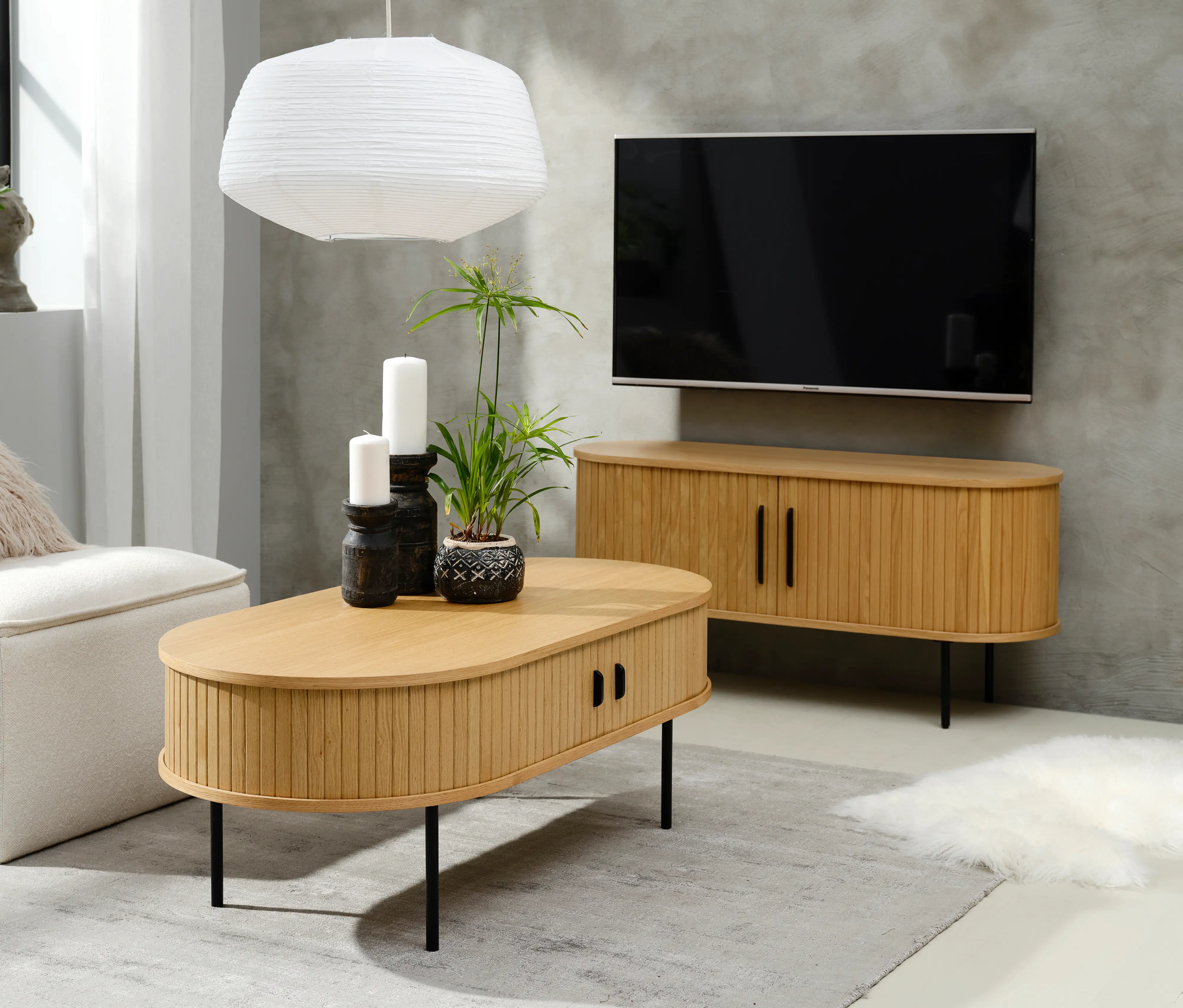 Nola Natural Oak Coffee Table with Hidden Storage-2