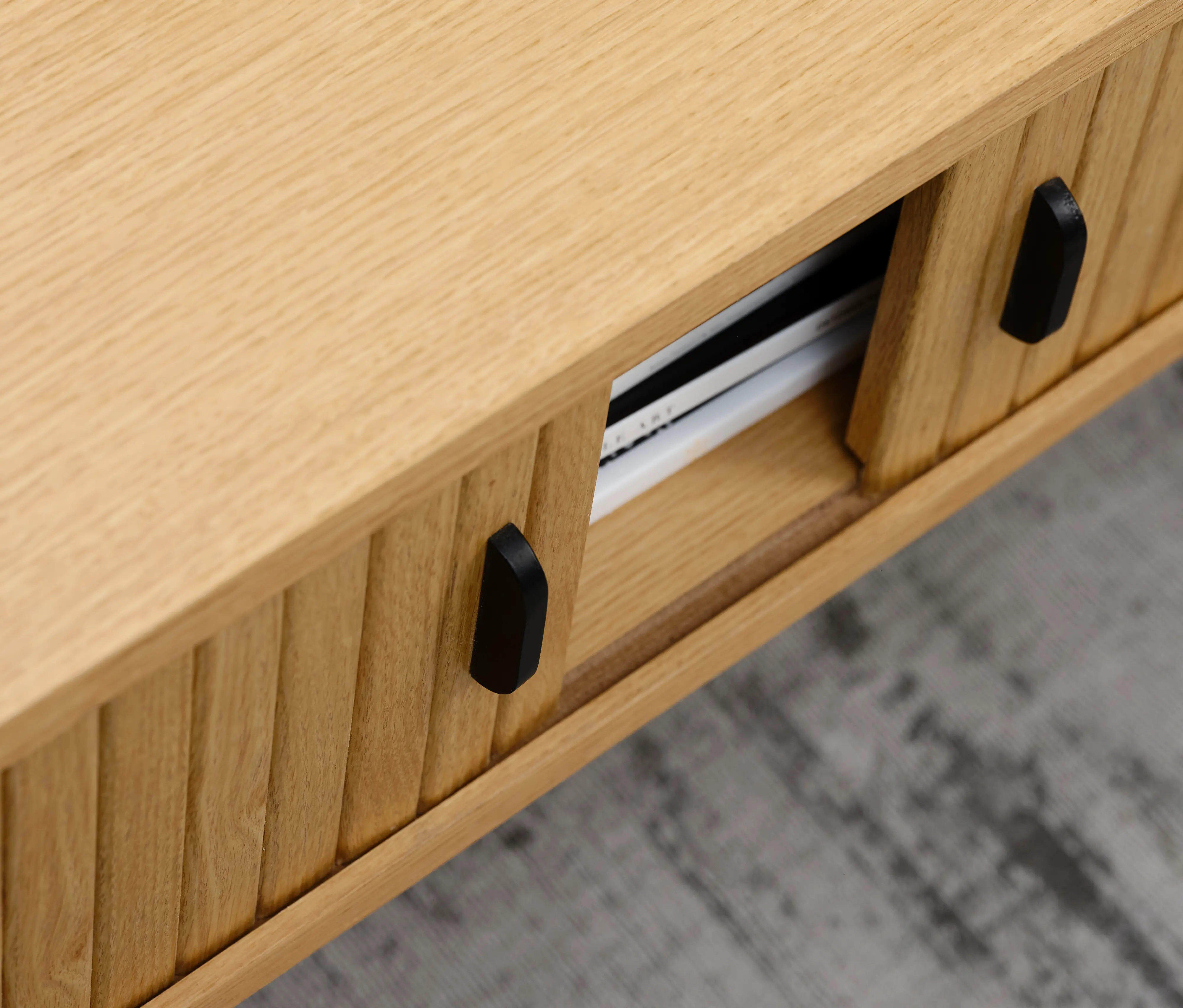 Nola Natural Oak Coffee Table with Hidden Storage-7