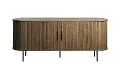 Nola Brown Oak 71 Sideboard with Sliding Panel Doors
