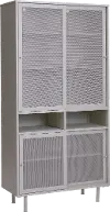 Veep Gray Metal Cabinet