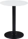 Padova Black & White Round Bistro Table