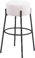Anzio Barstool Ivory