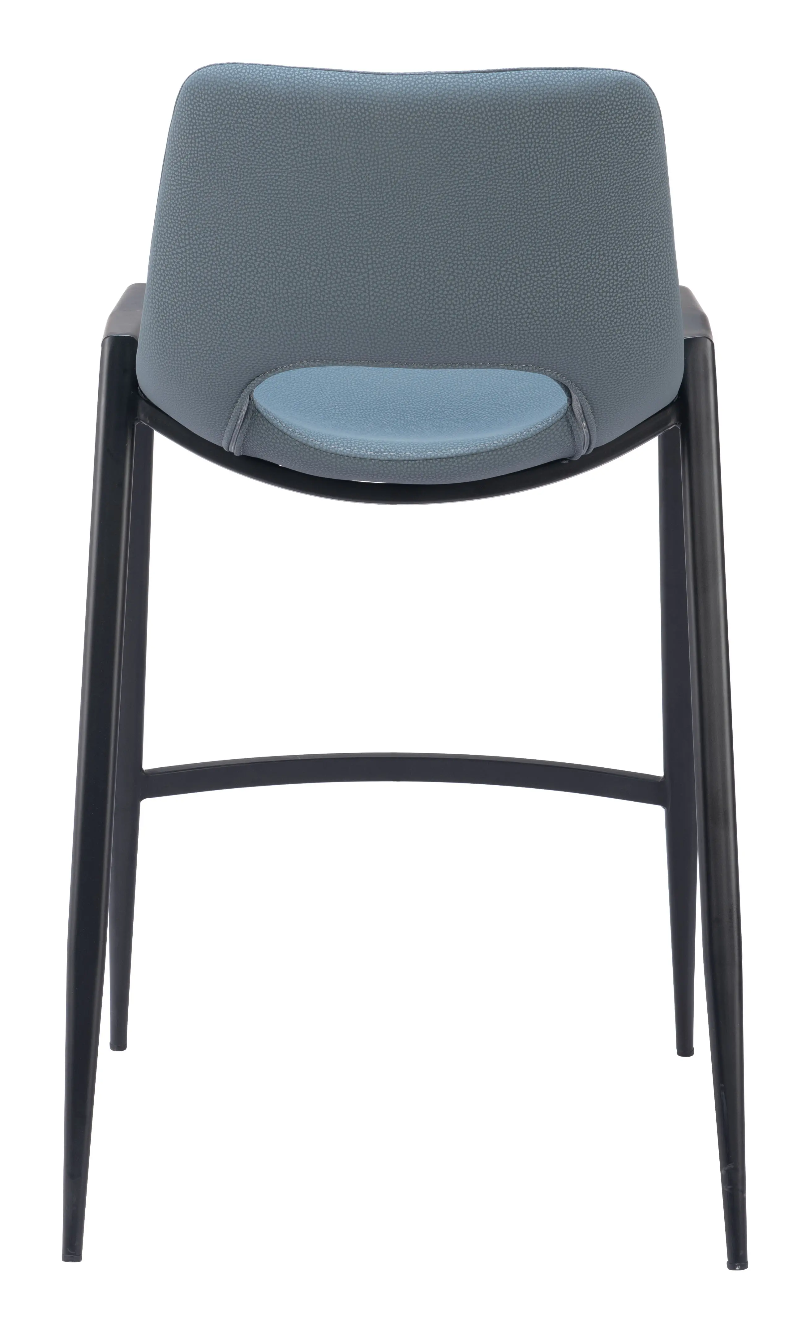 Sant’Anastasia Gray Faux Leather Counter Stool, Set of 2-7