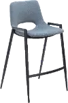 Sant’Anastasia Gray Faux Leather Counter Stool