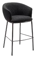 Cardito Black Barstool