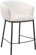 Cardito Ivory Counter Stool