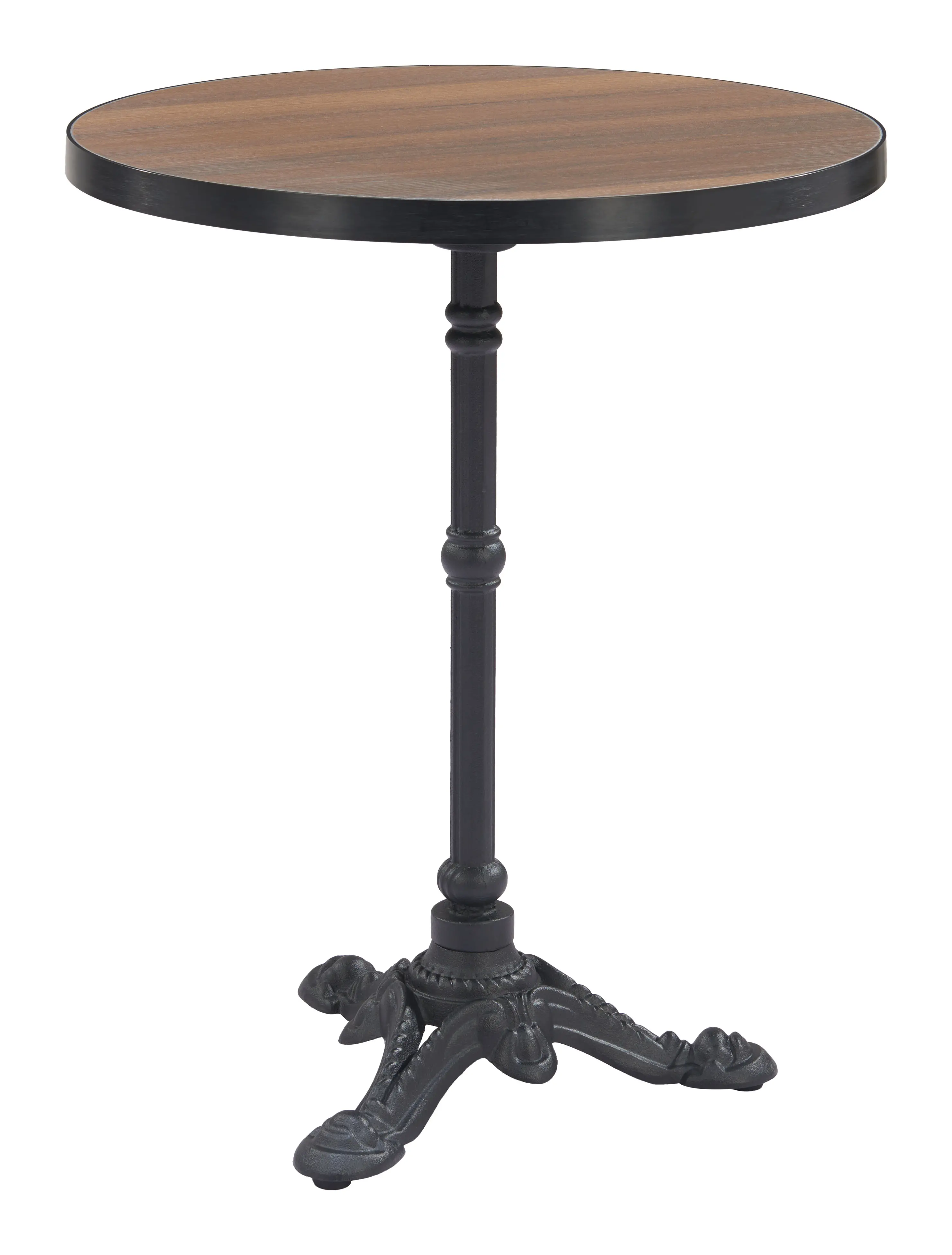 Arcore Black and Brown Outdoor Bistro Table-1