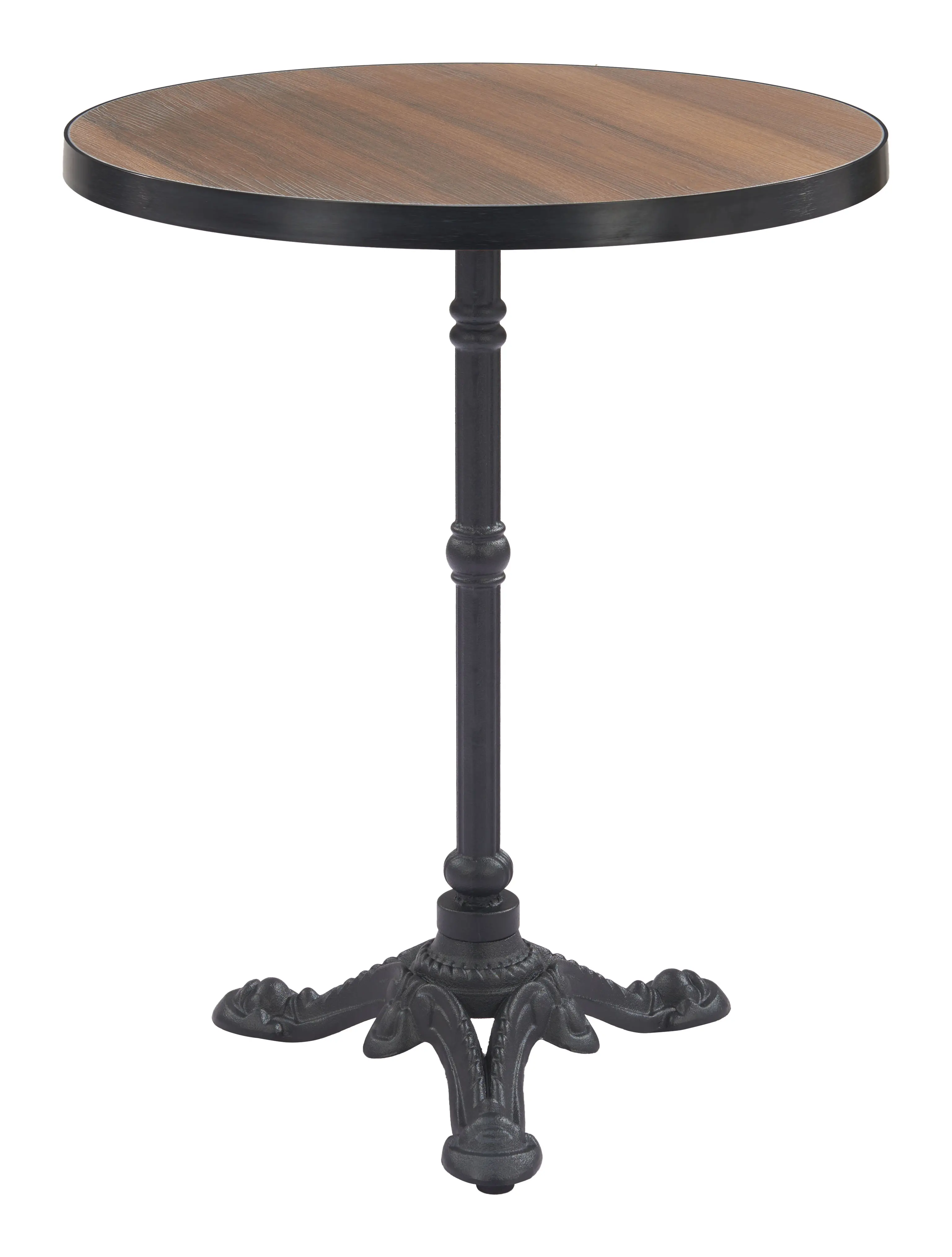Arcore Black and Brown Outdoor Bistro Table-4